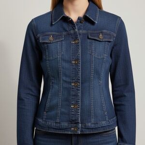 Revolution Jean Jacket Womens Size Large Blue Denim 90s Western Cowboy